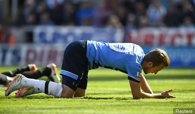 Tottenham' title='Harry Kane sender besked på Twitter. Tottenhams fans svarer