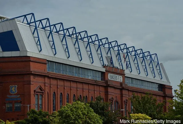 Generelt billede af Ibrox Stadium forud for Ladbrokes Scottish Premier League-kampen mellem Rangers og Hibernian på Ibrox Stadium den 12. august 2017 i Glasgow Skotland.' title='Andy Goram roser Rangers' aftale for Allan McGregor