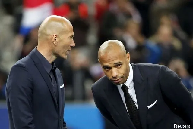 Billede leveret af Action Images - Zidane og Henry' title='Frankrigs bedste trup gennem tiderne