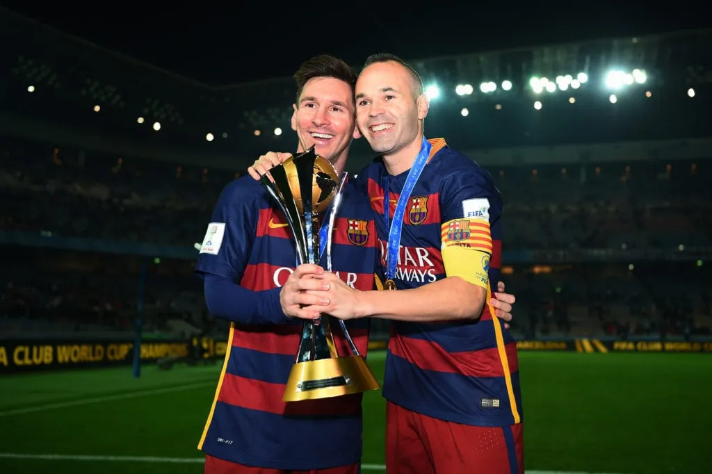 リーベル・プレート対FCバルセロナ - FIFAクラブワールドカップ決勝' title='インテル・マイアミ、イニエスタにメッシとの再会を打診