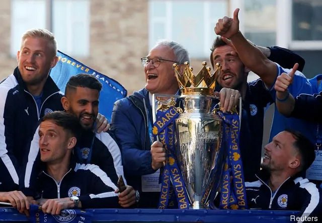 Leicester City - Desfile de los ganadores del título de la Premier League' title='El 2016 del Leicester City en nueve imágenes: El año más inolvidable
