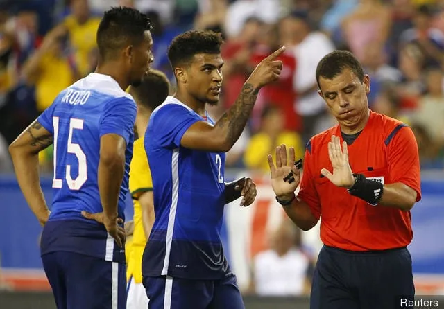 Bild bereitgestellt von Action Images *** Lokale Bildunterschrift *** 2015-09-09T030905Z_1994380290_NOCID_RTRMADP_3_SOCCER-INTERNATIONAL-MEN-S-SOCCER-FRIENDLY-BRAZIL-AT-USA.webp' title='DeAndre Yedlin wurde von seinem US-Teamkollegen Geoff Cameron für seine Fortschritte in Sunderland gelobt