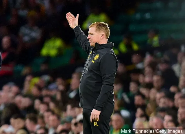 Neil Lennon, manager des gestes celtiques lors du match retour du premier tour de qualification de l'UEFA Champions League entre le Celtic et le FC Sarajevo au Celtic Park Stadium le 17 juillet 2019 à...' title='Leigh Griffiths savoure le retour des stars celtiques qui peuvent rendre les Hoops encore meilleurs