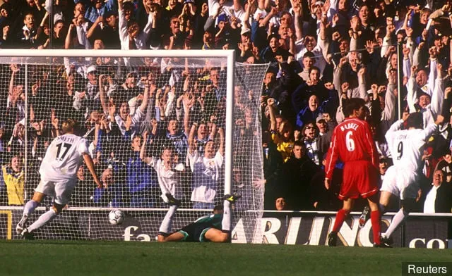 Viduka vastaan ​​Liverpool' title='Socceroosin parhaat: Kaikkien aikojen paras Australian joukkue