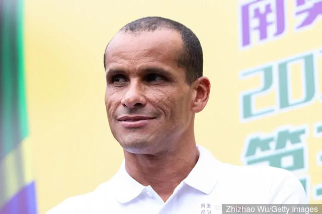 Rivaldo nimmt am 24. Juli 2018 an der Legend Star China Tour in Guangzhou, China, teil.' title='Die 7 größten Angriffstrios aller Zeiten