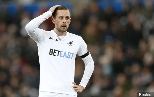 Swansea City' title='Raportti selittää, miksi Swansean Gylfi Sigurdsson tyrmää Evertonin ja West Hamin