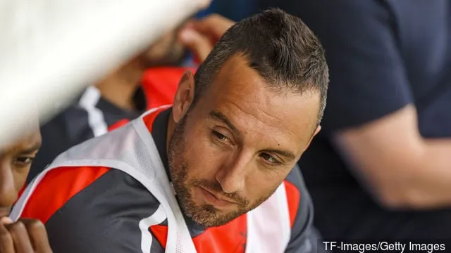 Santi Cazorla van Villarreal CF kijkt toe voorafgaand aan de La Liga-wedstrijd tussen Getafe CF en Villarreal CF in Coliseum Alfonso Perez op 18 mei 2019 in Getafe, Spanje.' title='7 beste La Liga-spelers buiten de top 3 clubs