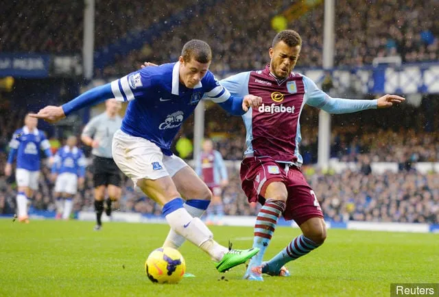 Everton' title='Aston Villa XI, hvis de beholdt deres bedste spillere inklusive Young og Benteke
