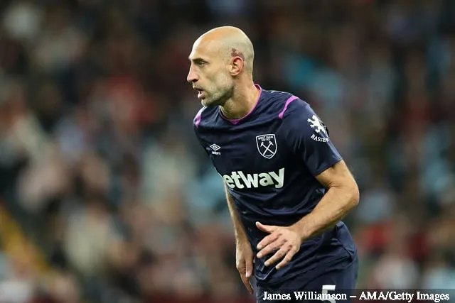 Pablo Zabaleta fra West Ham United under Premier League-kampen mellem Aston Villa og West Ham United på Villa Park den 16. september 2019 i Birmingham Storbritannien.' title='Årtiets 7 bedste højrebacks