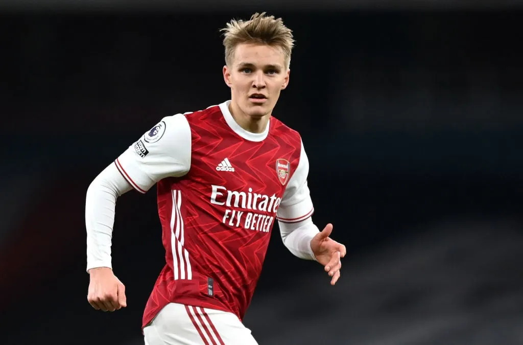 Martin Odegaard reacciona en Twitter tras debutar en el Arsenal