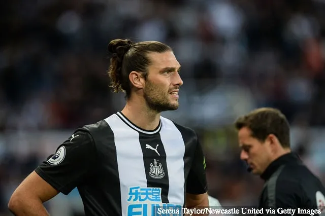 Andy Carroll Newcastle Unitedista (7) Valioliigan ottelussa Newcastle Unitedin ja Brightonin välillä' title='Andy Carroll lähettää tunteellisen viestin Newcastlen faneille toisen Magpies-debyytin jälkeen