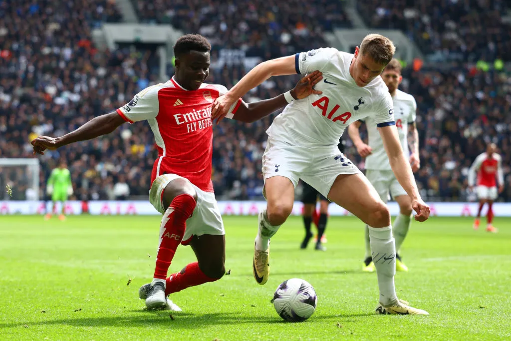 Der Star von Tottenham Hotspur antwortet auf die Frage, ob er schneller sei als Bukayo Saka von Arsenal