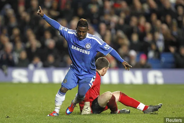 Islam Feruz - Chelsea feirer målet sitt' title='Chelsea-eide spiss Islam Feruz angrer på at han forlot Celtic i 2011 og ønsket at han kunne skru tiden tilbake