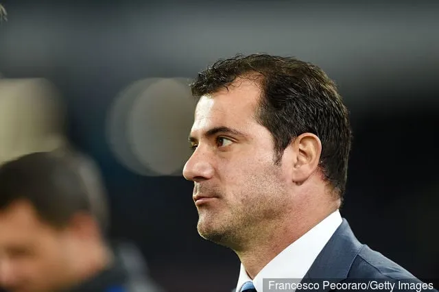 Dejan Stankovic, az Internazionale Milano klubmenedzsere az SSC Napoli és az FC Internazionale Milano közötti Serie A-mérkőzésen a Stadio San Paoloban 2015. november 30-án, Nápolyban.' title='Az Inter Milan 7 játékosa a 2010-es Bajnokok Ligája döntőjére: hol vannak most?