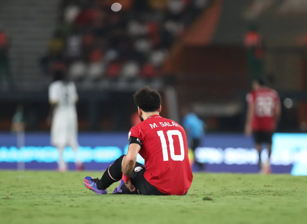 Egypti v Ghana - TotalEnergies CAF Africa Cup of Nations' title='Mohamed Salah kohtaa valtavan vastareaktion Egyptistä 'järkyttävästä' Liverpoolin päätöksestä