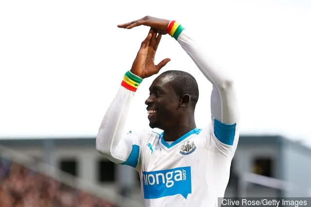Papiss Demba Cisse von Newcastle United feiert den Treffer seiner Mannschaft' title='Die Verpflichtung von Papiss Cisse durch Newcastle United ist immer noch der beste Stürmerzuwachs im Januar seit sechs Jahren
