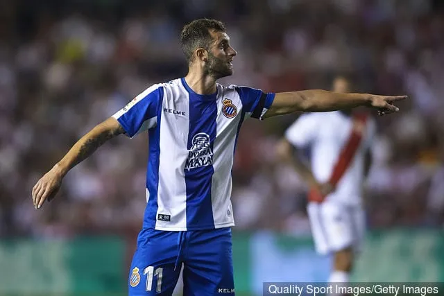 Леа Баптыстаа з «Эспаньёла» падчас матчу Ла Лігі паміж «Райо Вальекана» з Мадрыда і «Эспаньёл» на Кампа-дэ-Футбол-дэ-Вальекас 28 верасня 2018 г. у Мадрыдзе, Іспанія.' title='Першыя 7 падпісанняў Дыега Сімеоне з Атлетыка Мадрыд: дзе яны цяпер?