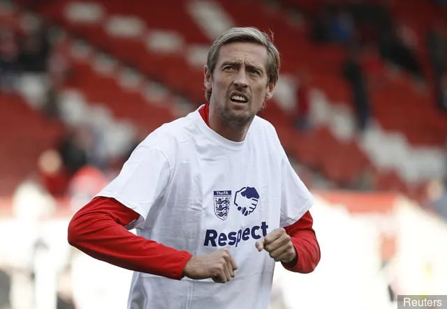 스토크 시티' title='피터 크라우치, 스토크에서 경기 시간 부족에 대해 트윗