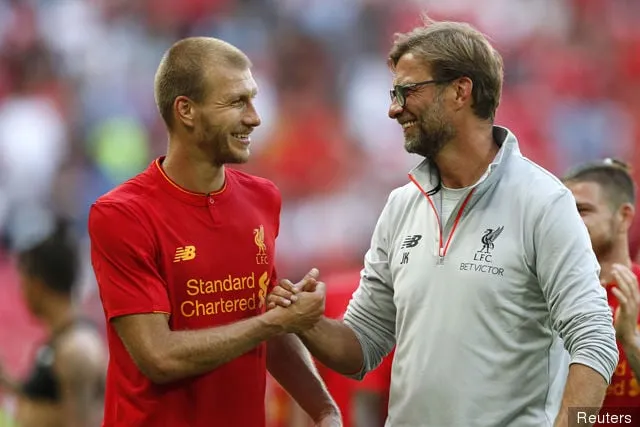 Ліверпуль' title='Рагнар Клаван з Ліверпуля каментуе адаптацыю да жыцця ў Прэм'ер-лізе пасля пераходу з Аўгсбурга