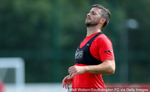 Republic of Ireland-fansen peker på Southampton-spissen Shane Long
