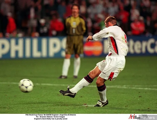 England' title='På denna dag 1998: England möter hjärtesorg i händelserik Argentina-krock