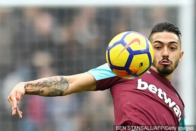 West Ham United' title='Voici ce que Lionel Messi a dit à ses coéquipiers de Barcelone à propos de Manuel Lanzini de West Ham