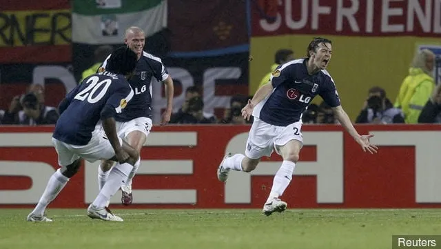 A képet az Action Images szolgáltatta *** Helyi felirat *** 2010-05-12T193006Z_01_UEL225_RTRIDSP_3_SOCCER-EUROPA.webp' title='Hol vannak most? A Fulham XI a 2010-es Európa Liga döntőjéből