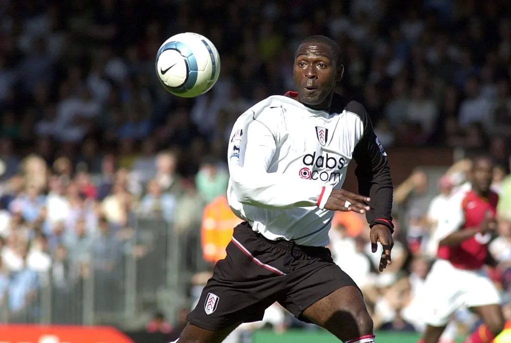 Voetbal 2004 - Premier League - Fulham' title='Spelers die voor Fulham en Manchester United hebben gespeeld te midden van Andreas Pereira-links