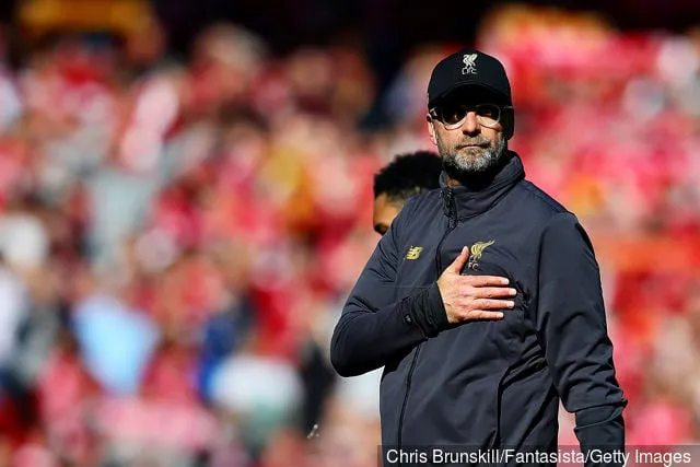 Le manager de Liverpool Jurgen Klopp semble abattu après le match de Premier League entre le Liverpool FC et Wolverhampton Wanderers à Anfield le 12 mai 2019 à Liverpool au Royaume-Uni.' title='7 meilleurs managers du football mondial