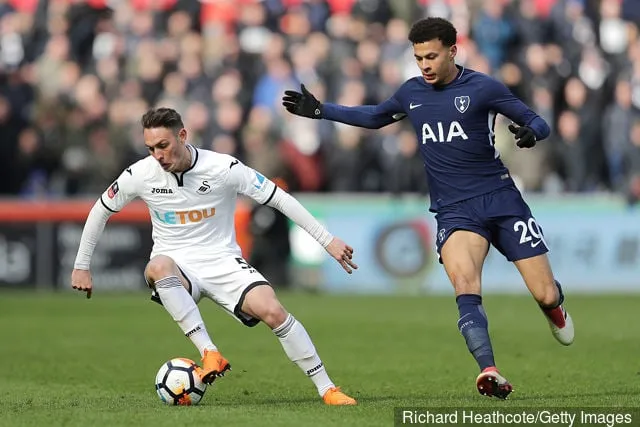 El defensa del Swansea, Connor Roberts, elogia a la estrella del Tottenham y 'modelo a seguir' Ben Davies