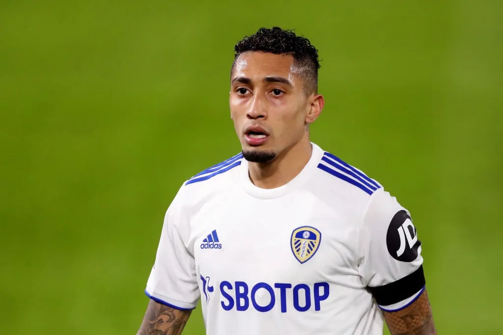 Рафінья з Лідс Юнайтэд.' title='«Яны мае браты»: Рафінья кажа, што будзе «вечна ўдзячны» двум сваім таварышам па камандзе Лідс