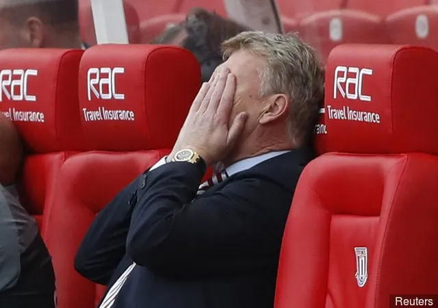 Sunderland-Manager David Moyes sieht niedergeschlagen aus' title='Don Hutchison teilt seine nachdrückliche Vorhersage für West Ham gegen Sunderland