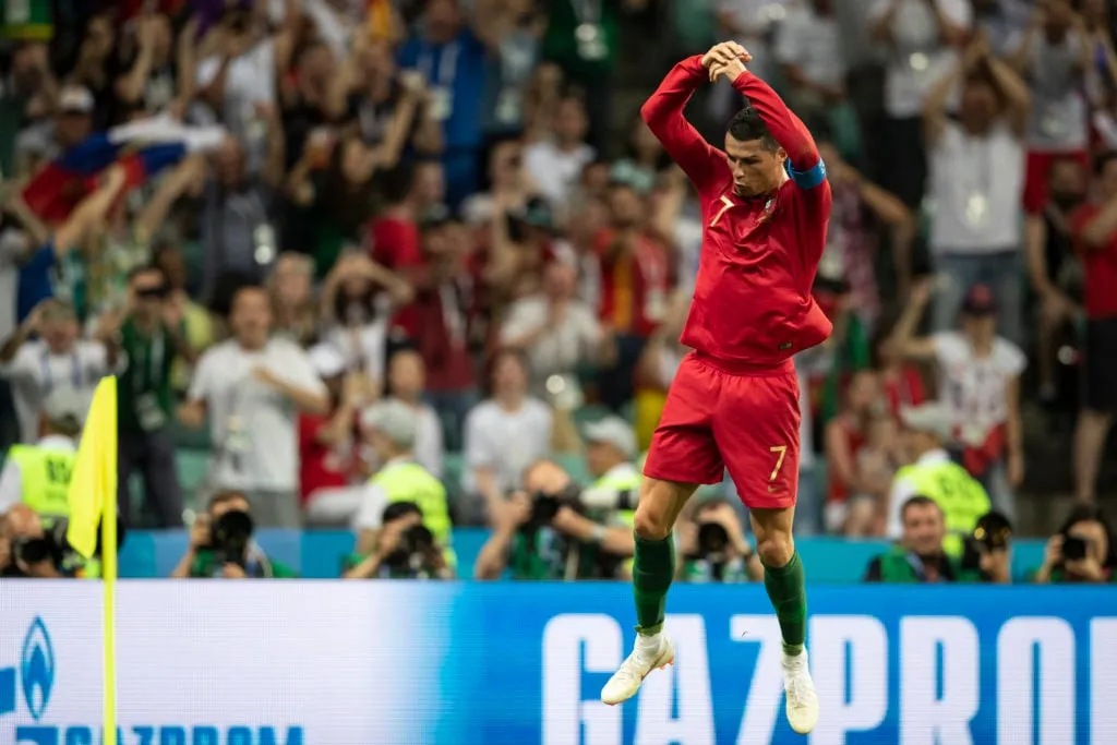 Portugália–Spanyolország: B-csoport – 2018-as labdarúgó-világbajnokság, Oroszország' title='Cristiano Ronaldo minden vb-rekordja a 2022-es katari gól után van