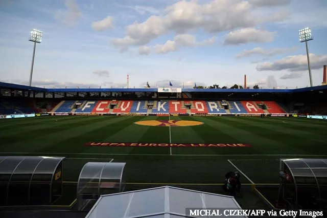 Фота, зробленае 20 верасня 2012 г., паказвае Doosan Arena Viktoria Plzen' title='7 клубаў, якім патрэбны большыя стадыёны