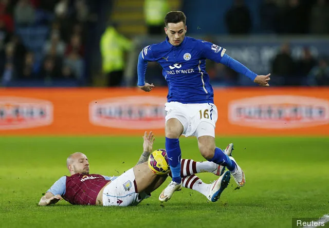 Leicester City' title='Leicester-lahjakkuus Tom Lawrence vahvisti Twitterissä, että hän on poissa EM-kilpailusta 2016