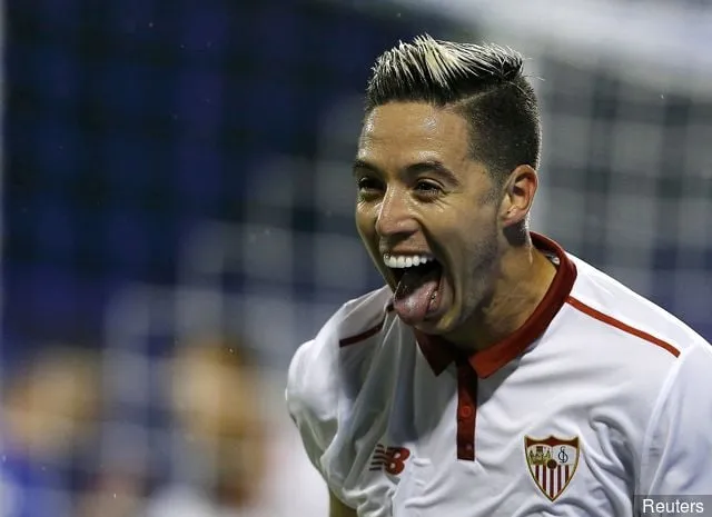 Voetbalvoetbal - Dinamo Zagreb v Sevilla FC - UEFA Champions League groepsfase' title='Moet West Brom voor £12 miljoen een overstap overwegen voor Man City-flop Nasri?