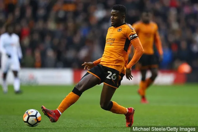 Bright Enobakhare of Wolves durante la partita del terzo round della Emirates FA Cup tra Wolverhampton Wanderers e Swansea City a Molineux il 6 gennaio 2018 a Wolverhampton, Inghilterra.' title='I fan del Wolverhampton Wanderers reagiscono su Twitter all'uscita di Michal Zyro
