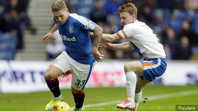 Rangers' title='Här är vad Martyn Waghorn sa om att lämna Rangers för sex månader sedan