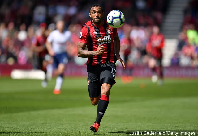 Callum Wilson fra Bournemouth under Premier League-kampen mellom AFC Bournemouth og Tottenham Hotspur på Vitality Stadium 4. mai 2019 i Bournemouth Storbritannia.' title='Emmanuel Frimpong sier at ingen Arsenal-spiller vil komme inn i Tottenham Hotspur xi
