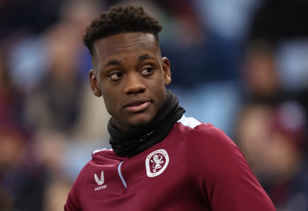 Aston Villa mod Sheffield United - Premier League' title='Aston Villa-angriberen Jhon Duran bryder tavsheden over et potentielt skifte til Chelsea