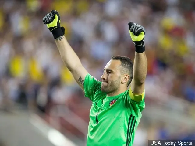 サッカー: 2016 コパ・アメリカ センテナリオ - コロンビア at USA' title='デビッド・オスピナ、アーセナルでの将来について不安