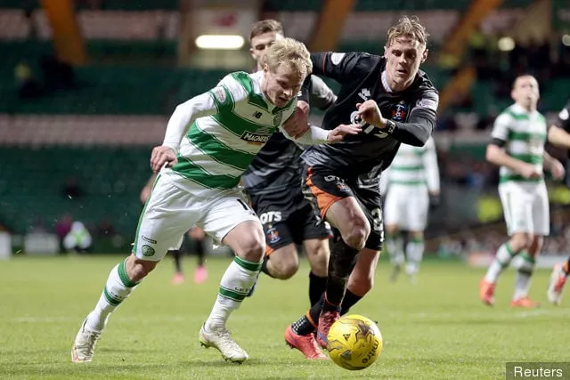 Celtic' title='Rapport: Gary Mackay-Steven går med i Ross County på lån