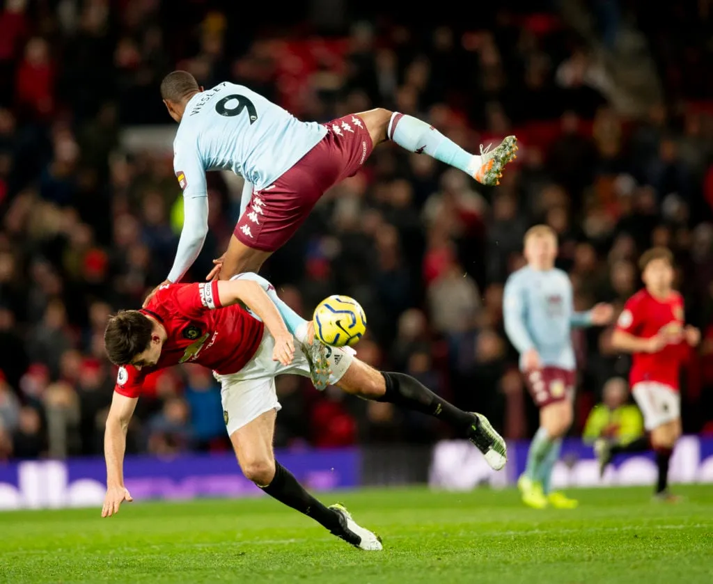 MANCHESTER ENGLAND – 1. DEZEMBER: Wesley Moraes von Aston Villa während des Premier-League-Spiels zwischen Manchester United und Aston Villa im Old Trafford am 1. Dezember 2019 in Manchester, Großbritannien. (Foto von Neville Williams/Aston Villa FC über Getty Images)' title='„Das beste Team“: Der 25-Jährige nennt den Verein, für den er Aston Villa verlassen würde