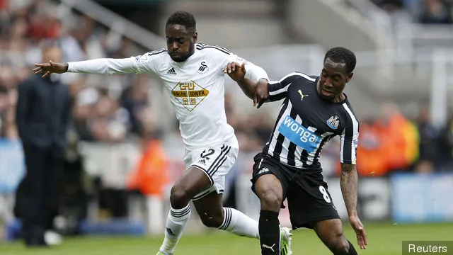 Newcastle' title='L'ala dello Swansea Nathan Dyer firma ufficialmente un nuovo contratto quadriennale