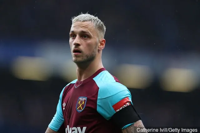 Marko Arnautovic de West Ham United lors du match de Premier League entre Chelsea et West Ham United à Stamford Bridge le 8 avril 2018 à Londres en Angleterre.' title='La star de West Ham, Marko Arnautovic, explique pourquoi les fans de Stoke le détestent