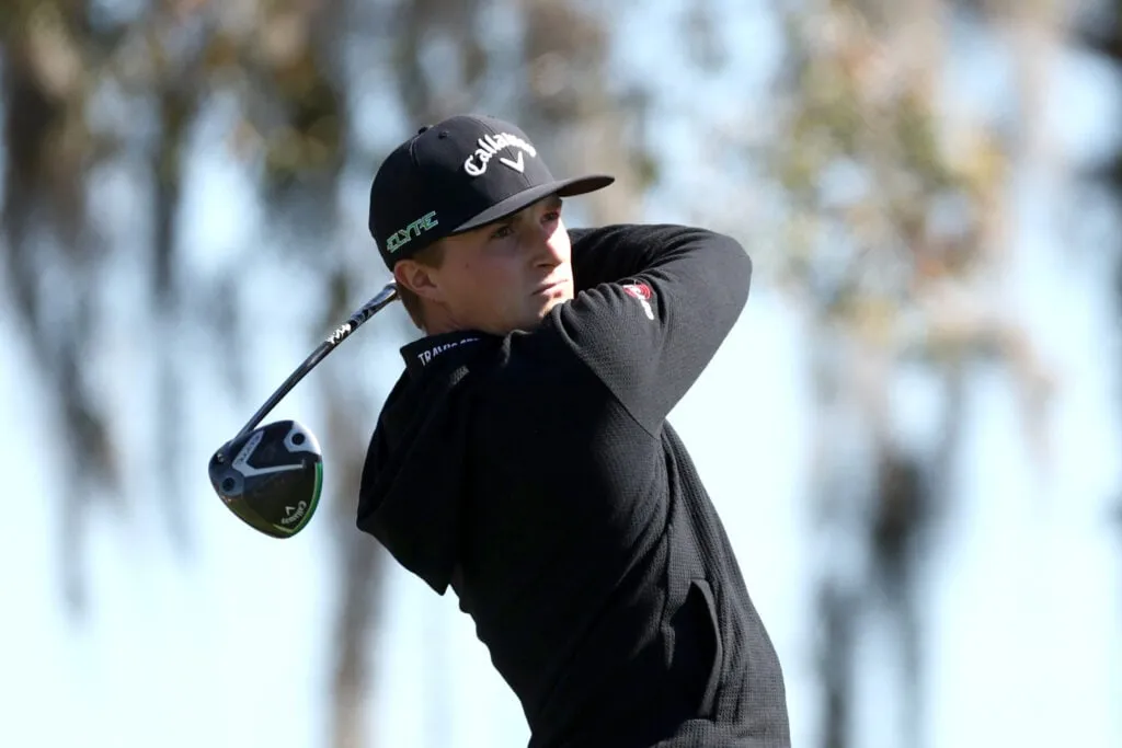 Valspar Kampioenschap 2025 - Ronde twee' title='De slimme reden waarom de 17-jarige Blades Brown zijn sponsorvrijstelling opgaf aan de Byron Nelson